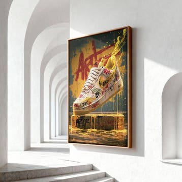 Iconica - Air Force 1 Street Art - unique 1/1 XXL (150 x 100, Antiek en Kunst