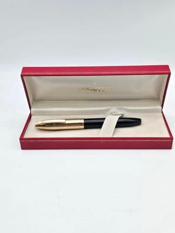 Sheaffer PFM Sheaffer PFM V. Plástico negro y chapada oro., Verzamelen, Nieuw