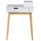 Make-up Tafel Wit | 3 Lades | Laatste Stuks!, Huis en Inrichting, Ophalen of Verzenden, Met wielen, Nieuw