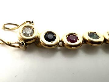 Armband - 18 karaat Geel goud - 4.20ct. tw. Diamant, Nieuw
