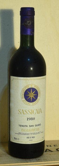 1980 , 1981 Tenuta San Guido, Sassicaia - Bolgheri Riserva -