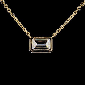 Hanger - 18 karaat Geel goud - 3.12ct. tw. Diamant