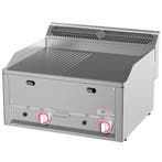 Bak-/Grillplaat | COOKING LINE 600 | Gas | Glad/Gegroefd, Verzenden, Nieuw in verpakking