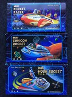 Masudaya - Jouet en étain - 3x Set Of Boxed Mini Space Tin