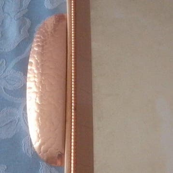 MB Modello depositato - MB - Dienblad - Koper, Glas, Hout -