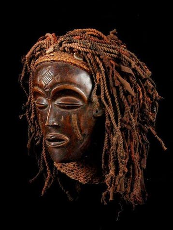 Enfant du Masque - Chokwe - Angola, Kongo, Sambia, Antiquités & Art