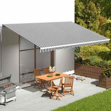 vidaXL Vervangingsdoek voor luifel 600x350 cm polyester, Verzenden