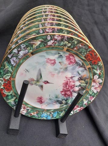 Bord (8) - rond - Fine China - Verzamelborden