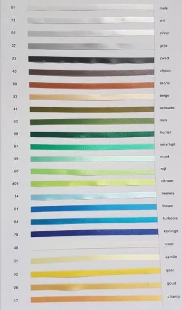 Krullint Cadeaulint 11 Wit Pearl 10 mm rol 250 meter