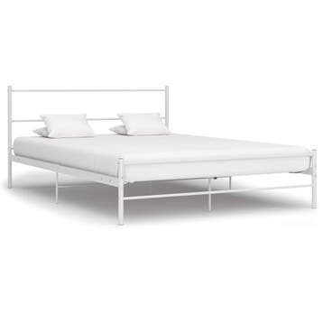 vidaXL Bedframe metaal wit 120x200 cm, Verzenden, Nieuw