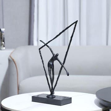 Sculpture, ballet dancer - 44 cm - Métal