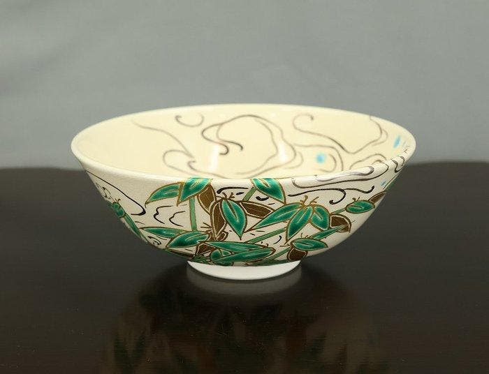 Wada Myozan  - Bol - Poterie - Bambou Eau qui Coule, Antiquités & Art, Antiquités | Autres Antiquités