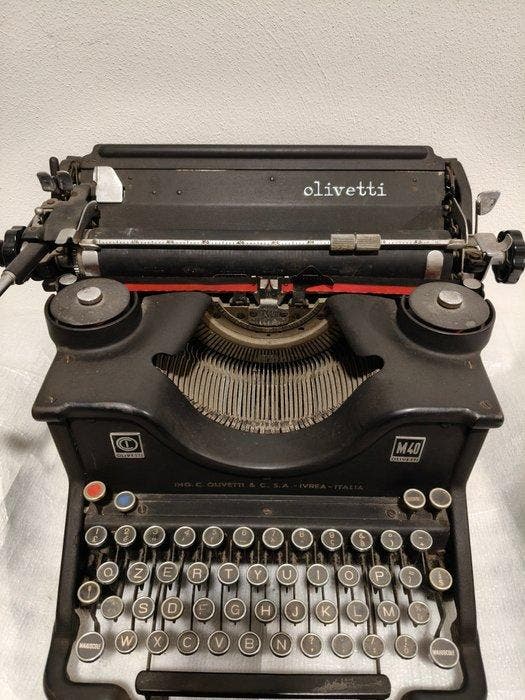 Olivetti, M40 - Machine à écrire - 1940-1950, Antiek en Kunst, Kunst | Designobjecten