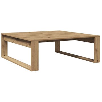 Salontafel 100x100 artisanaal | Tweede kansje | OP = OP, Huis en Inrichting, Overige materialen, 50 tot 100 cm, Verzenden, 50 tot 100 cm