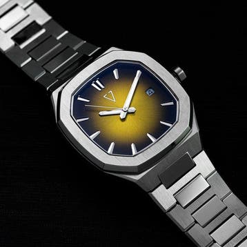 Aryon - Degrade Automatic Amber Watch - Sans prix de réserve
