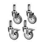 Wielenset | STANDARD LINE EVO | 4 Wielen (2 Geremd) Diamond, Verzenden, Nieuw in verpakking