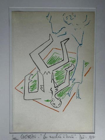 Jean Cocteau (1889-1963) - La Chute, Antiquités & Art