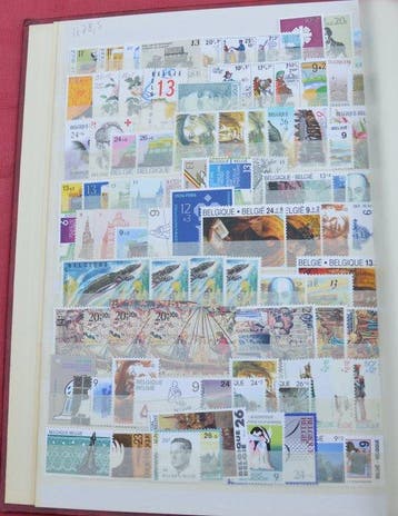 België - verzameling van MNH-postzegels in Belgische franken