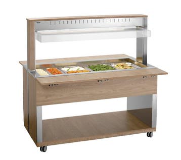 Buffetwagen, Warmhoudend | W4110-200U | 4x1/1GN, Max. 200mm, Verzenden