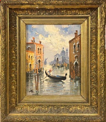 Bernhard Matti (XX) - Veduta di Venezia