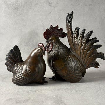 Wabi-Sabi Sculpture Decor - sculptuur - Gietijzer - Japan