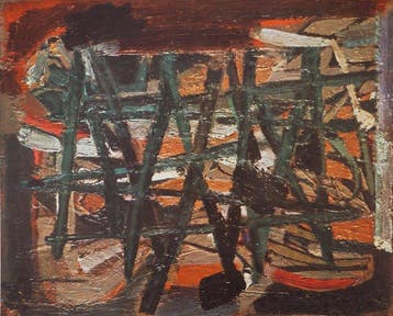 Nicolas de Staël (1914-1955) - Composition en vert et rouge, Antiquités & Art