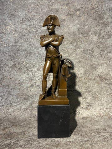 Statue, Napoleon 30.5 cm / 2.6 kg - 30.5 cm - Bronze, Marbre, Antiquités & Art