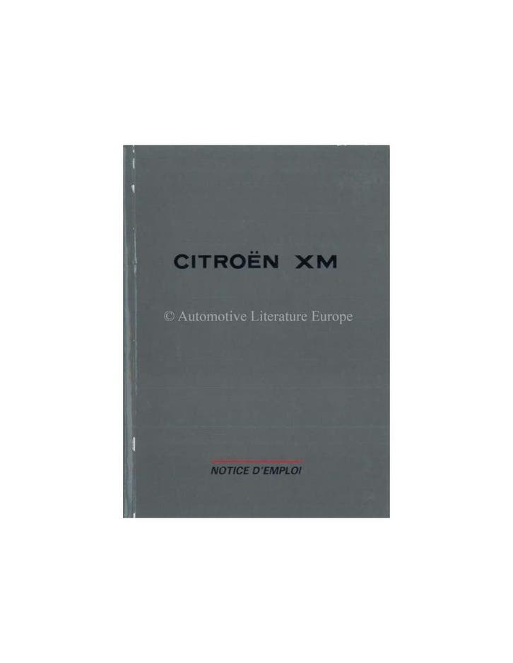 1993 CITROEN XM INSTRUCTIEBOEKJE FRANS, Autos : Divers, Modes d'emploi & Notices d'utilisation, Enlèvement ou Envoi