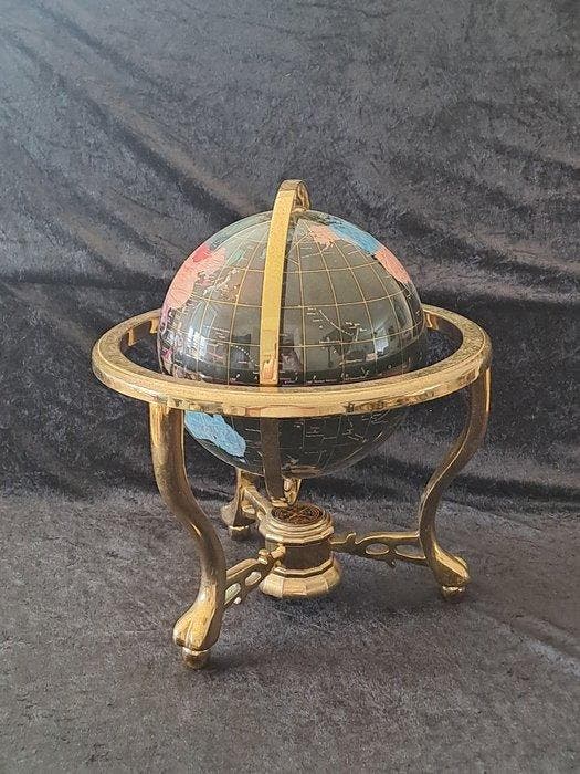 Globe - Grote globus met kompas - 1990-2000, Antiek en Kunst, Curiosa en Brocante