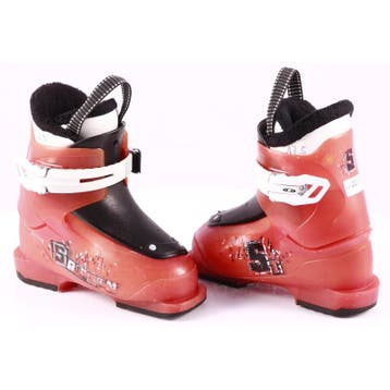 27 28 kinder skischoenen SALOMON T1, orange/black, Verzenden