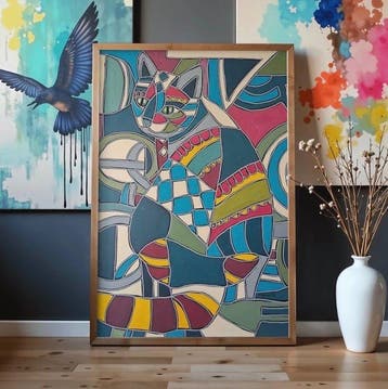 Patricia Kleyman - Un Amour de chat Multicolore