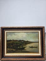 W.G.F.Jansen (1871-1949) - Pondje bij hoge oever
