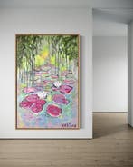 Kerime Elibuyuk - After Monet - XXL Contemporary Abstract, Antiquités & Art