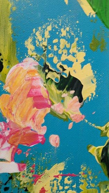 Laura Capellini Art - LES FLEURS#86(XXL)NO RESERVE ,