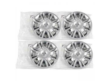 4x ORIGINAL Wielnaafafdekking Opel Wieldop ZILVER 16 inch CR, Ophalen of Verzenden