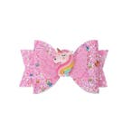 Prinsessenjurk - Unicorn strik - glitter pink - Kleedje, Verzenden, Nieuw