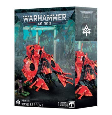 Aeldari Wave Serpent (Warhammer 40.000 nieuw), Ophalen of Verzenden, Nieuw