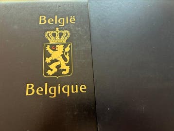België 1849/1949 - Uitgebreide verzameling in Davo I - album, Gestempeld