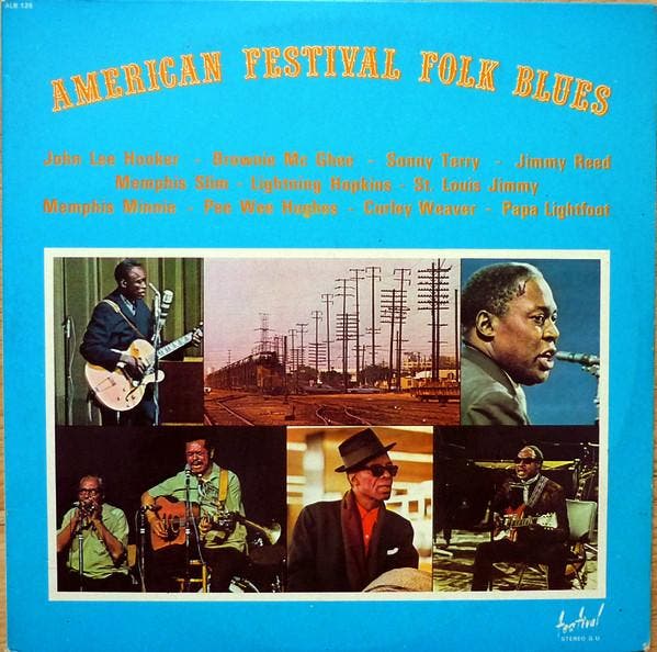 Various - American Festival Folk Blues, Cd's en Dvd's, Vinyl | Pop, Gebruikt, Verzenden