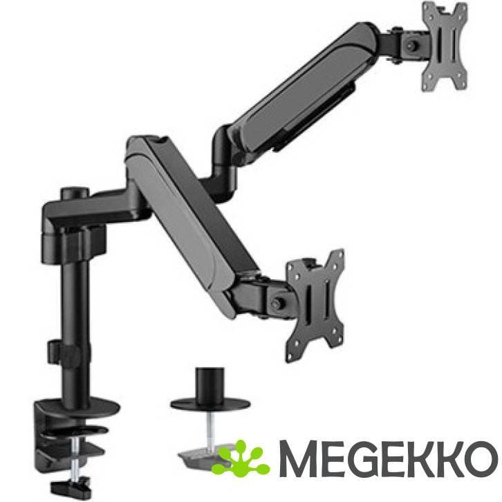 Gembird MA-DA2P-01 flat panel bureau steun 81,3 cm (32 ), Computers en Software, Overige Computers en Software, Nieuw, Verzenden