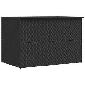 vidaXL Tuinbox 150x100x100 cm poly rattan zwart, Verzenden