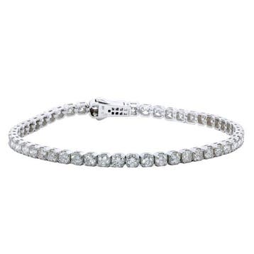 Sans prix de réserve - Bracelet de tennis - 14 carats Or