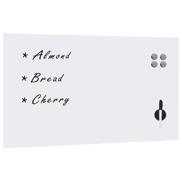 vidaXL Magneetbord wandmontage 120x60 cm glas, Verzenden, Nieuw in verpakking