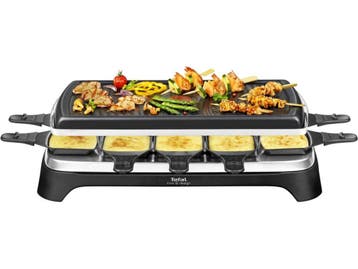 Tefal Inox RE4588 - Gourmetstel - 10 pannetjes - zwart, Elektronische apparatuur, Gourmetstellen, Verzenden, Nieuw