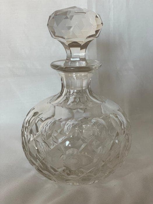 Parfumfles (2) - bijenkorf - Kristal, Antiquités & Art, Antiquités | Verre & Cristal