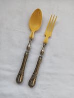 Couverts de service à salade (2) - Argent 950 - 1900-1910,