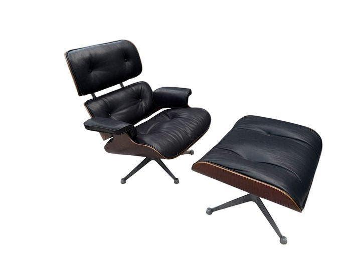 ICF - Charles & Ray Eames - Fauteuil (2) - Lounge Chair -, Antiquités & Art, Art | Objets design