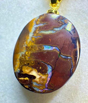 Opaal Cabochon - Hoogte: 25 mm - Breedte: 14 mm- 2.16 g -, Verzamelen