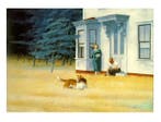 Edward Hopper - “Cape Cod Evening, 1939”. - 40 x 30 cm.