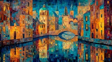 Mrs Art Prime - The Amsterdam Magical Night Walk in Klimt